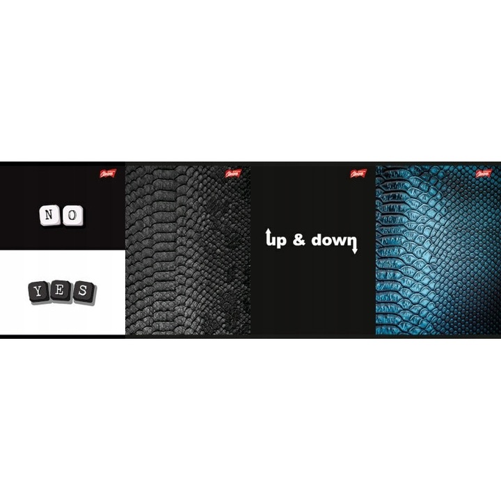 Caiet A5 St. Majewski, 60 file, coperta laminata, mix culori