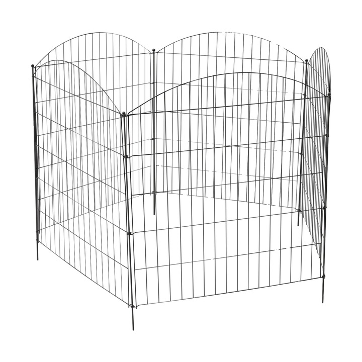 Градинска ограда, Издръжливо желязо, 356x81см