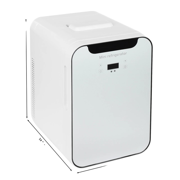Frigider mini, 16L, control temperatura, alb