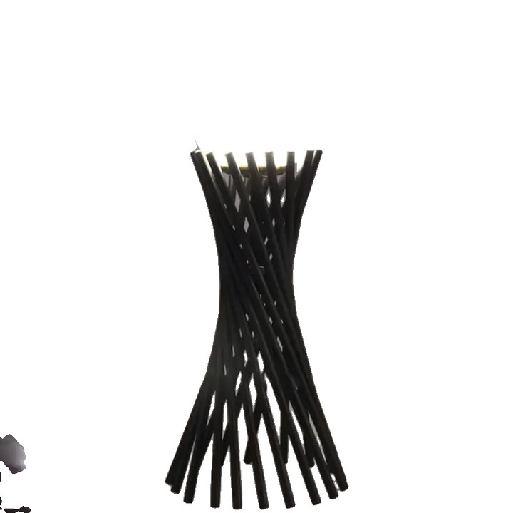 Veioza minimalista, LED, alb natural, neagra, dimensiuni compacte