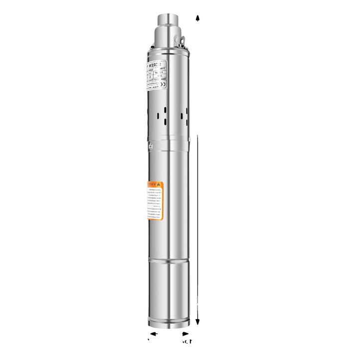 Pompa submersibila pentru fantani adanci, eficienta ridicata, 220-240V, inox 304, 0.25 KW, debit 1600 L/H
