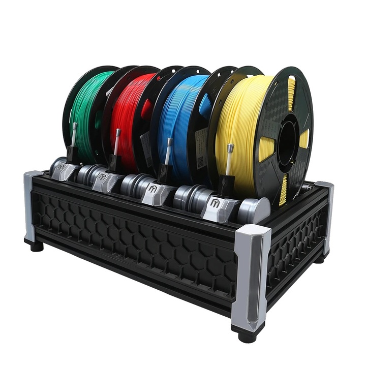 Organizator pentru depozitarea filamentelor pentru imprimantă 3D, Materiale de Inalta Calitate, Versatil, Fara Piese Tiparite 3D