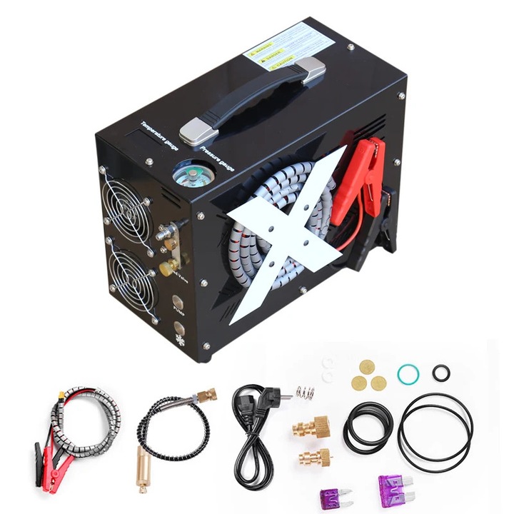 Pompa de aer, design portabil