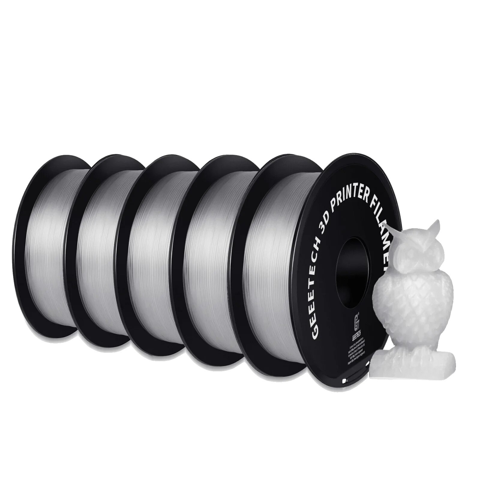 Filament 3D PETG, transparent, 1.75mm, 343m - eMAG.ro