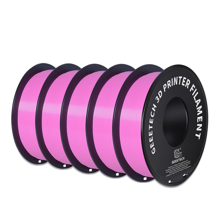Filament 3D, PLA, 1.75 mm, roz, 5kg