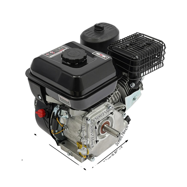 Motor pe benzina, 4 timpi, 7.5HP, negru