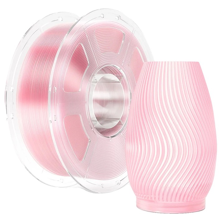 Filament 3D, PETG, nagy sebességű, rózsaszín, 1.75mm