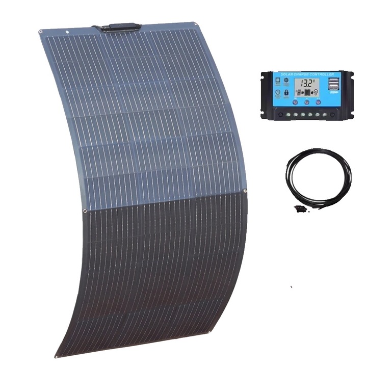 Монокристален соларен панел, 150W 12V, водоустойчив, 1160x565x2.5mm, 36 клетки