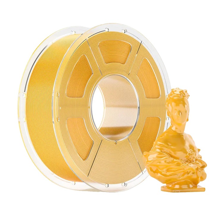 3D Filament, PETG, nagy sebességű, sárga, 1,75 mm, 1 kg