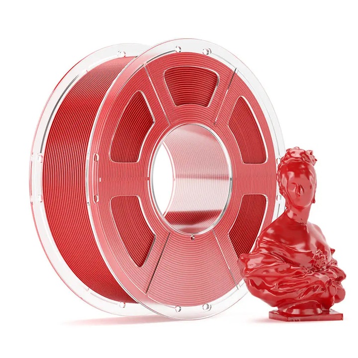 Filament 3D PETG, portocaliu, 1, 75 mm, 1 kg, viteza 30-600 mm/s