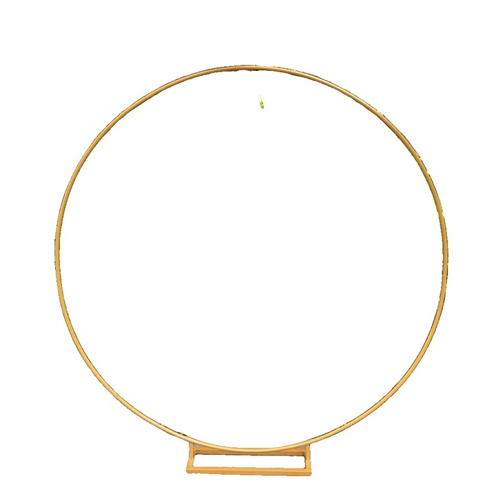 Рамка за балонна арка, 1.8 м, златна квадратна основа, многофункционална употреба, елегантен дизайн