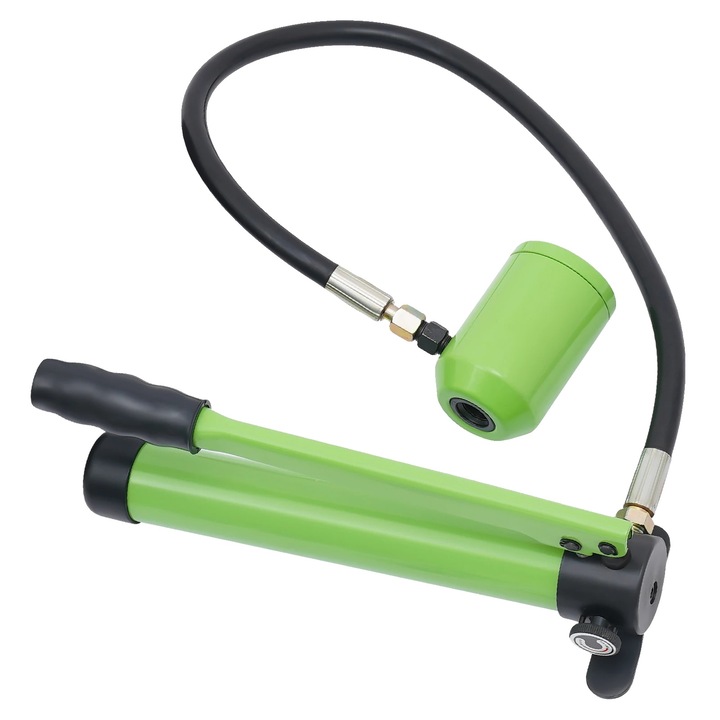 Set de unelte pentru perforare hidraulica, 6 matrite incluse, verde, 45# otel, 3.2mm grosime maxima