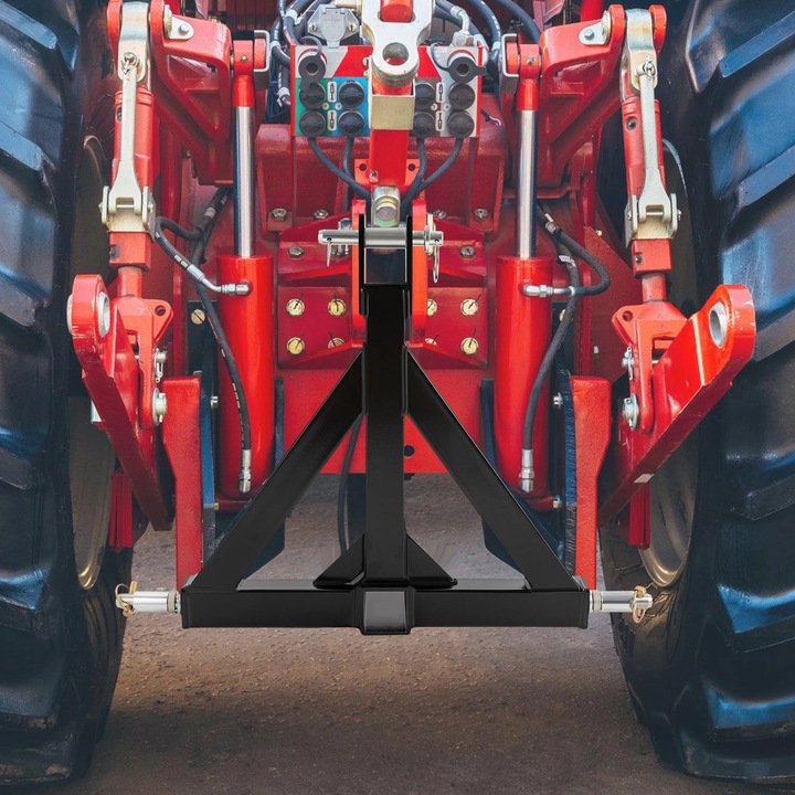 Adaptor remorca 3 puncte, fier de inalta rezistenta, forma triangulara, 8.8 kg, pentru receptoare remorca standard de 2"