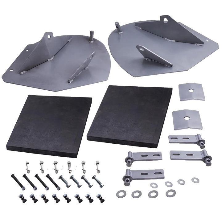 Extensii lama deszapezire, 72x52x22in, otel, compatibile cu majoritatea placilor de deszapezire pentru pickup-uri