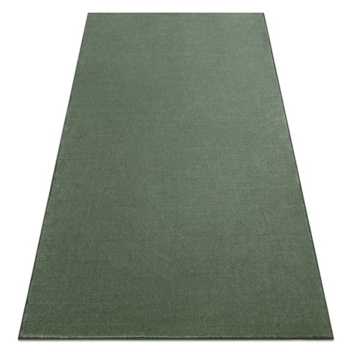 Килим DYWANY ŁUSZCZÓW - Мокет SEDUCTION зелен 26 мек, издръжлив, спалня, хотел, 100x200 см