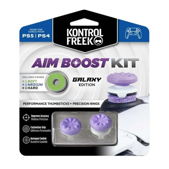 Set 2 Bucati Thumbgrip din Silicon Performance KontrolFreek Aimboost KIT PS5/PS4