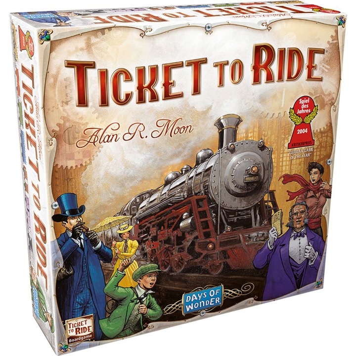 Настолна игра Ticket to Ride. Days Of Wonder, англ. език