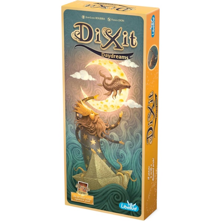 Разширение за настолна игра Dixit: Daydreams, 84 карти, сюрреалистично изкуство, 13.2x9.2x3.5см