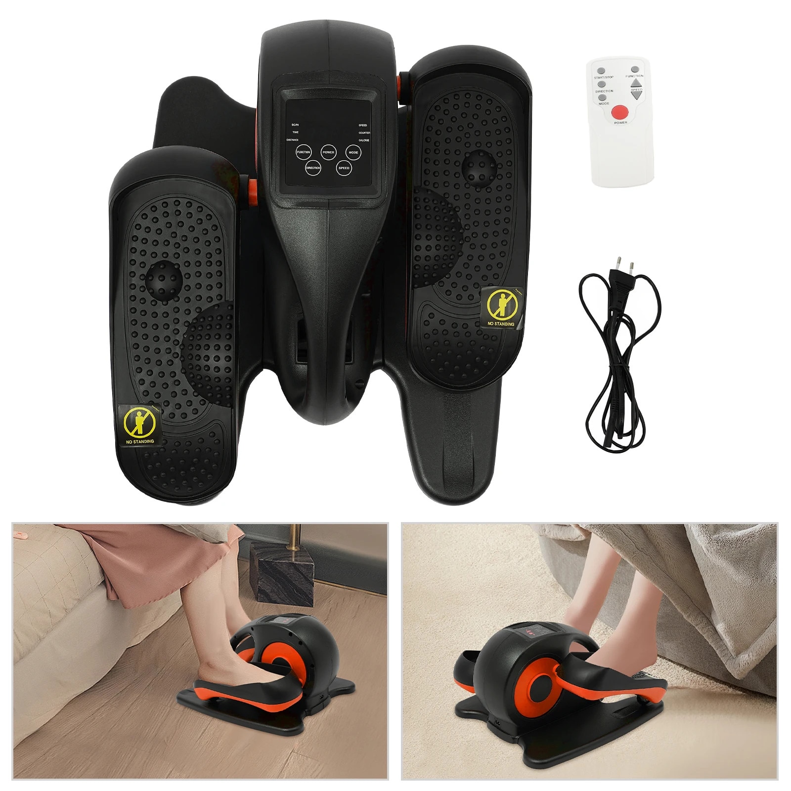 AT-mini PersonalⅡ Mini bicicleta eliptica, 5 viteze ajustabile, display LCD