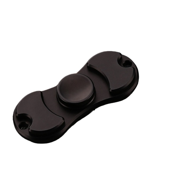 Spinner pentru degete, beizhisi, jucărie anti-stres, neagră