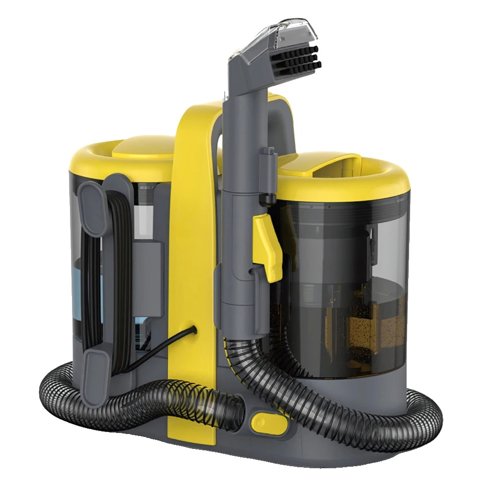 Aspirator portabil pentru covoare, 600W, putere de aspirare 11,000 Pa, capacitate rezervor apa curata 1080 mL, greutate redusa