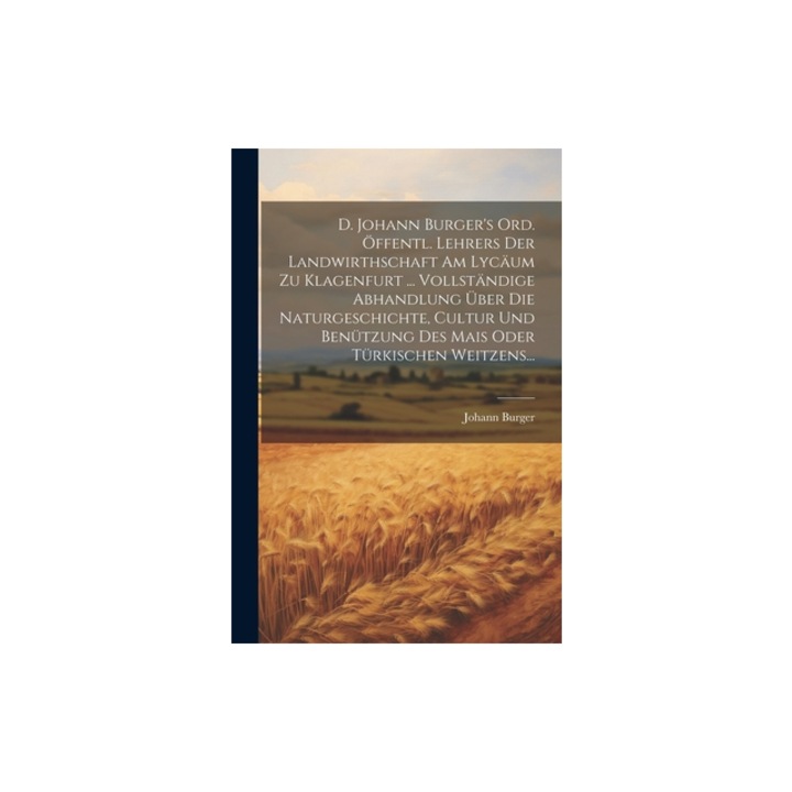 D. Johann Burger's Ord., Johann Burger