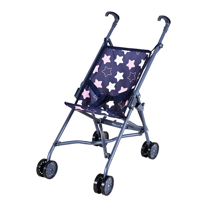 Carucior pentru papusi Knorr Toys Sim, 3 ani, roz