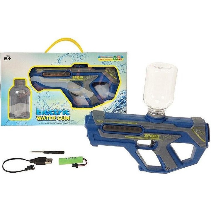 Pistol de apa electric, Adar, cu lumini, USB