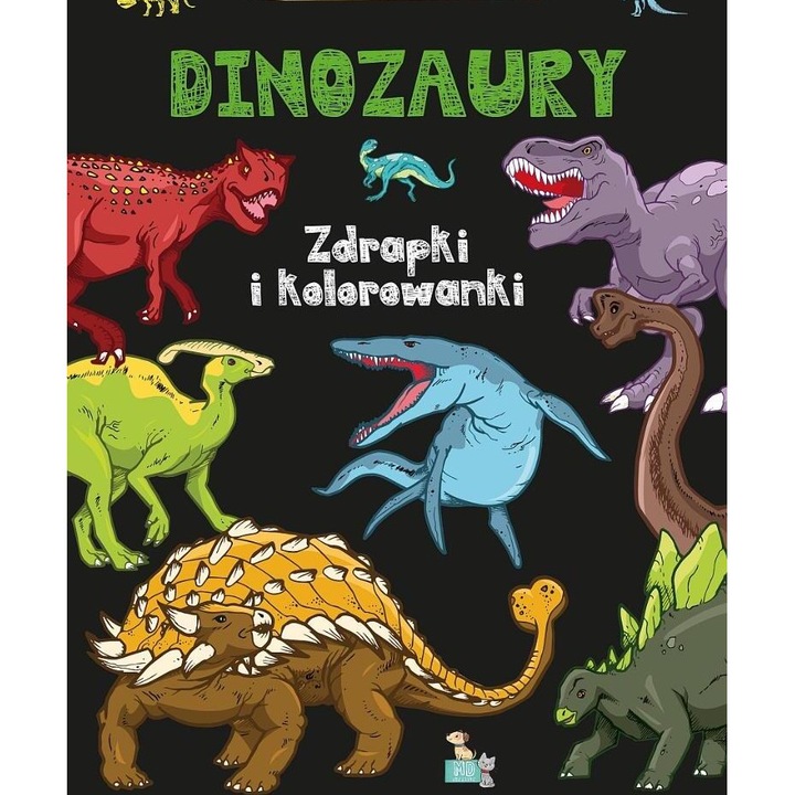 Книжка за оцветяване, MD Creative, Динозаври, извънкласни дейности