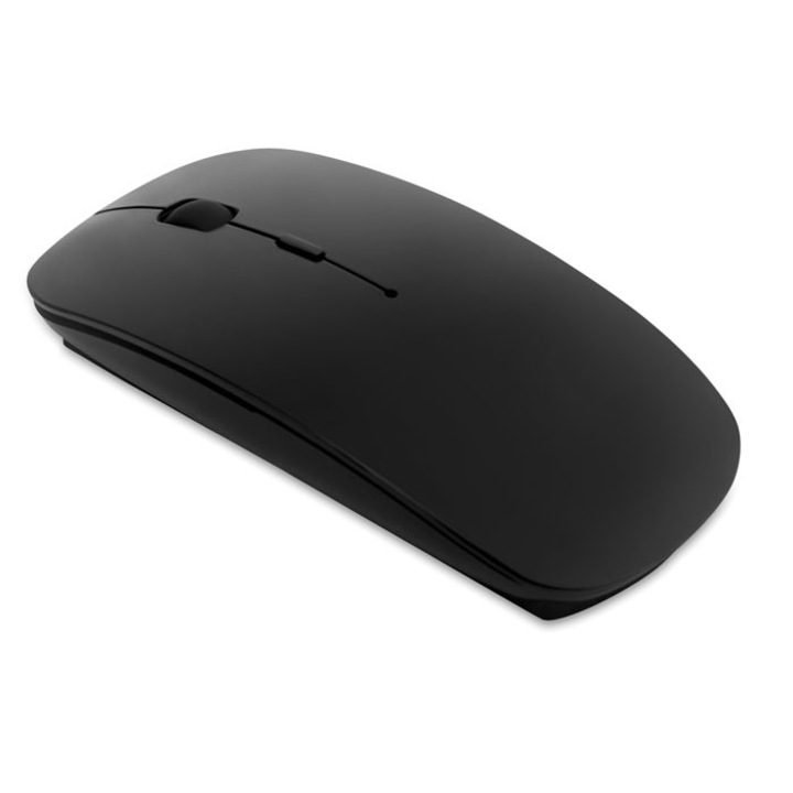 Mouse optic wireless 4desire.ro, ABS, negru, 11,5x5x1,8cm
