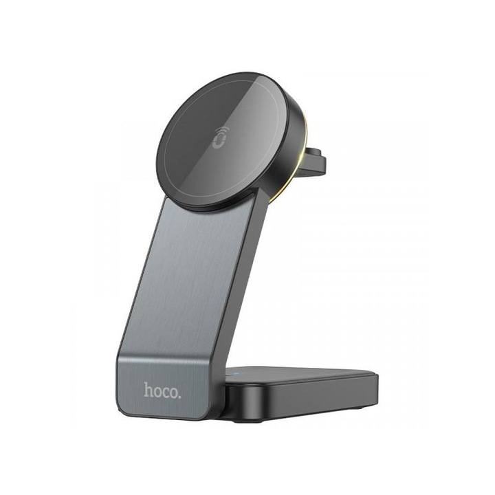 Incarcator Retea Wireless HOCO CQ3 3in1 15W 1.67A Negru