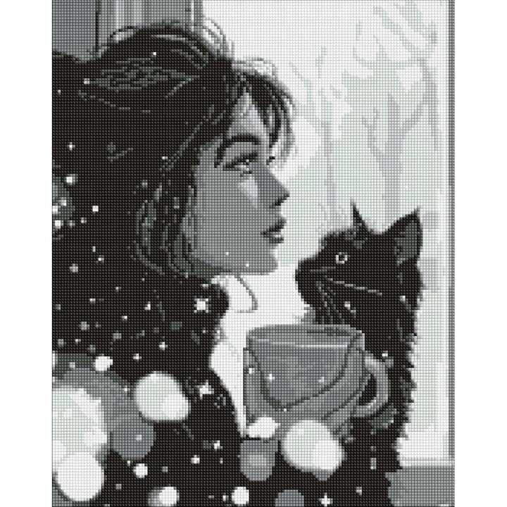 Mozaic cu diamante - Linistea diminetii 40x50cm