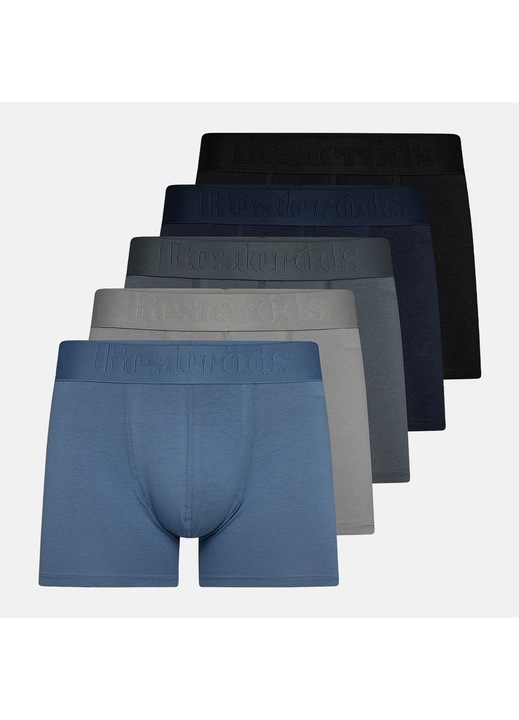 Set 5 boxeri barbati Resterods, bambus ecologic, calitate suedeza, M INTL