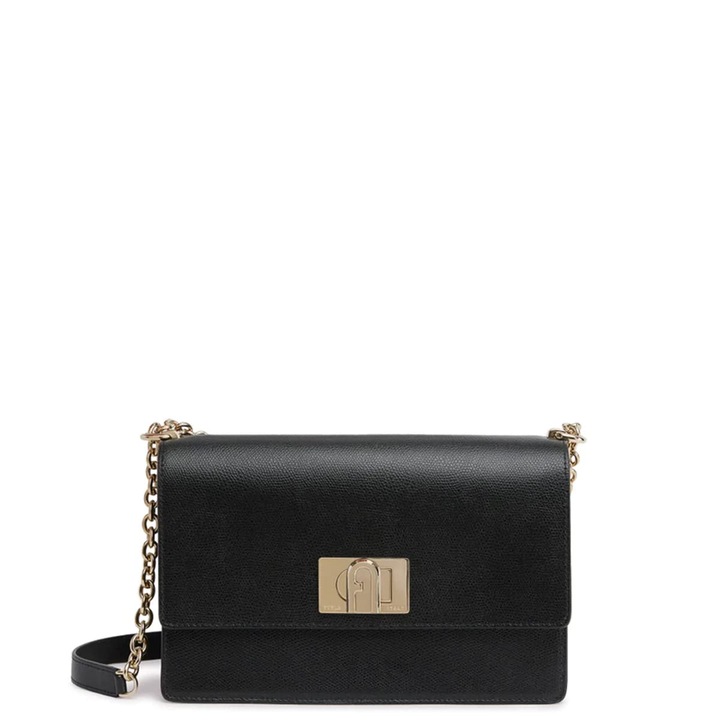 Furla 1927 S Crossbody 24 - Válltáska 24 cm Fekete