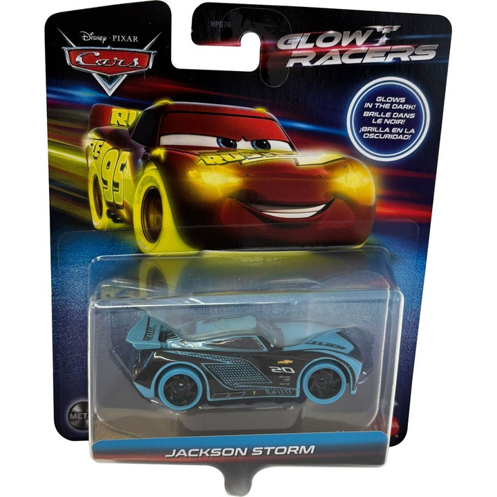 Играчка кола, Mattel, Disney Pixar Cars HPG82, метал, многоцветна, 3 години