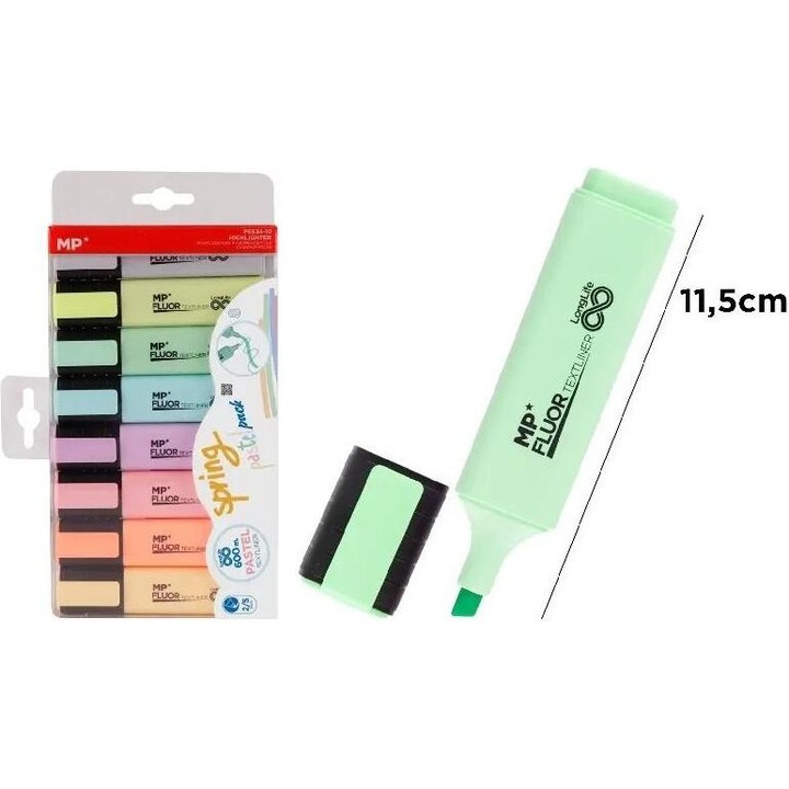 Set markere pastelate 8 buc, MP Main Paper