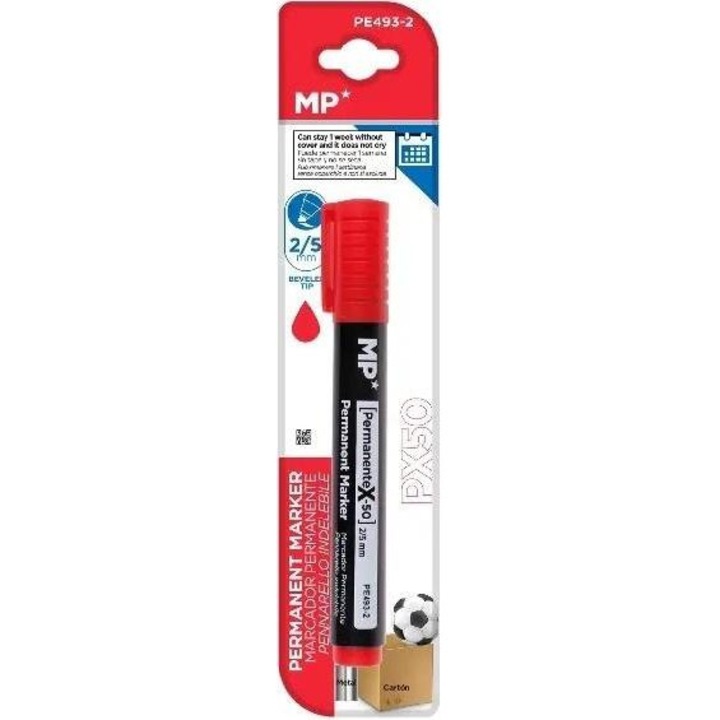 Permanens marker MP Main Paper 1.0/5.0mm piros