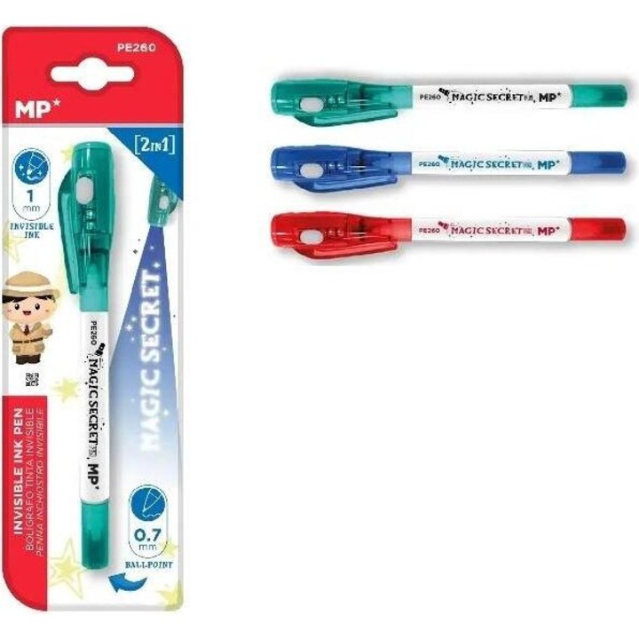 MP Main papírtollak, UV, kétvégű, többszínű