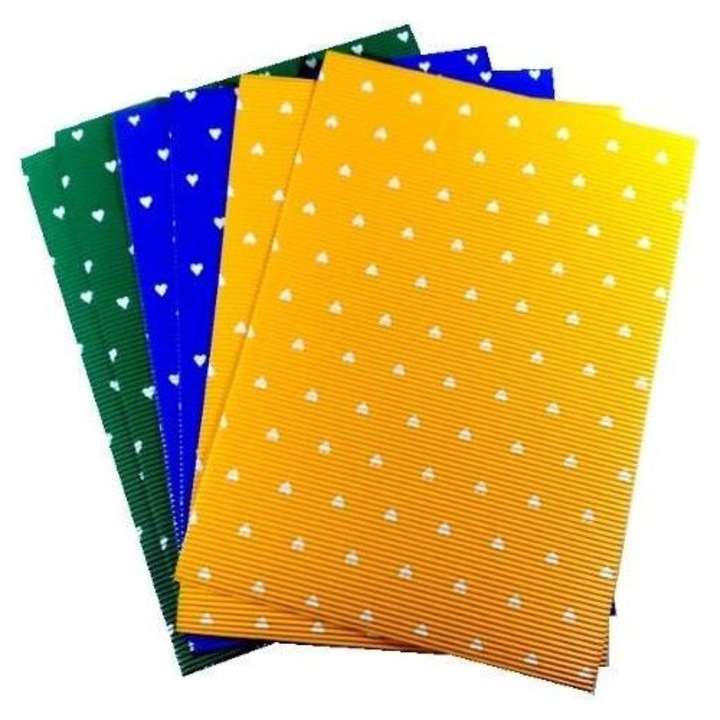 Hartie pentru lucru manual, Galeria Hobby, Tektura E, multicolor, 25x35cm, set 6 arcuri