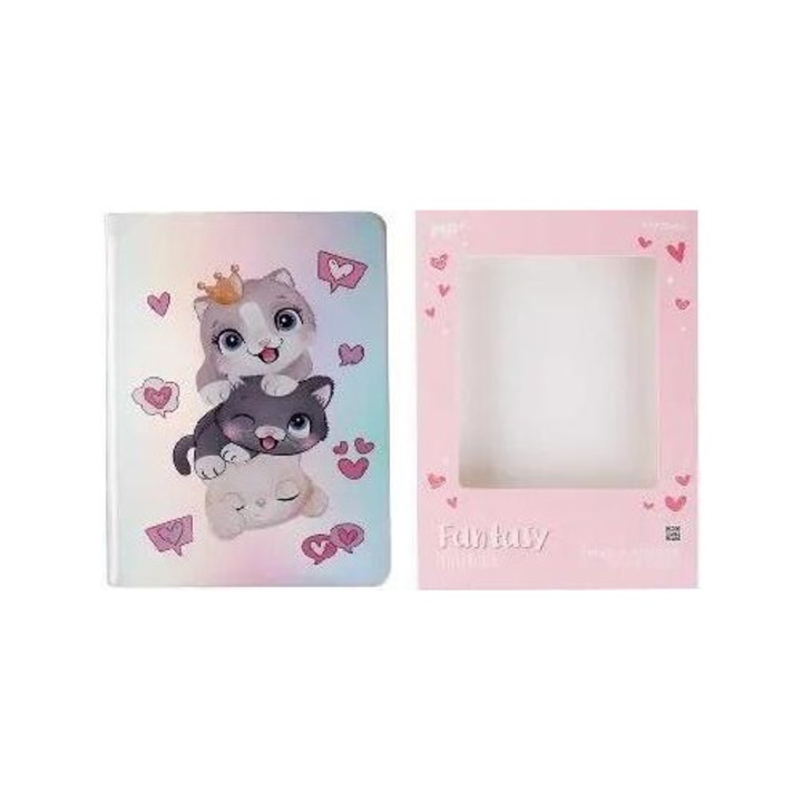 Napirend MP fő papír, holografikus jegyzetek, 19x13,5cm