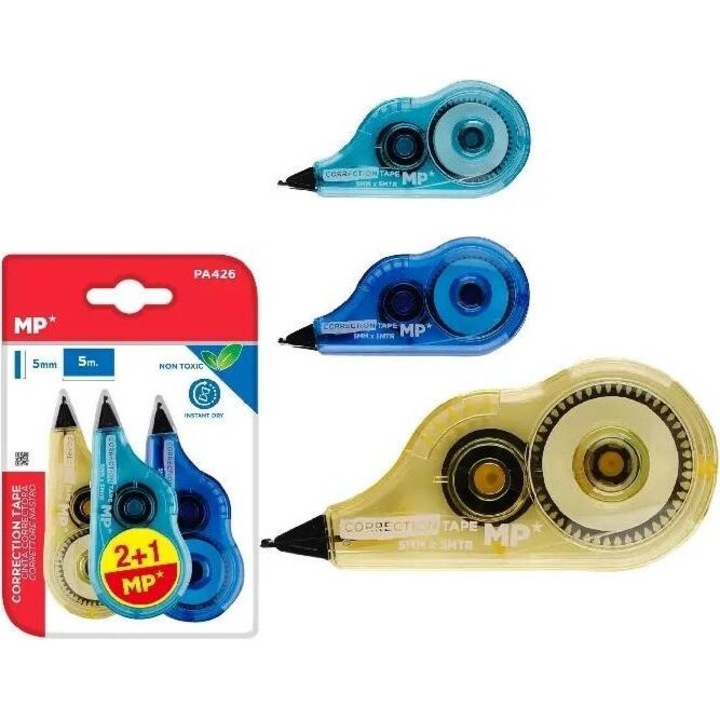 Mini korrekciós szalag 5mmx5m, 3 darabos készlet, MP Main Paper
