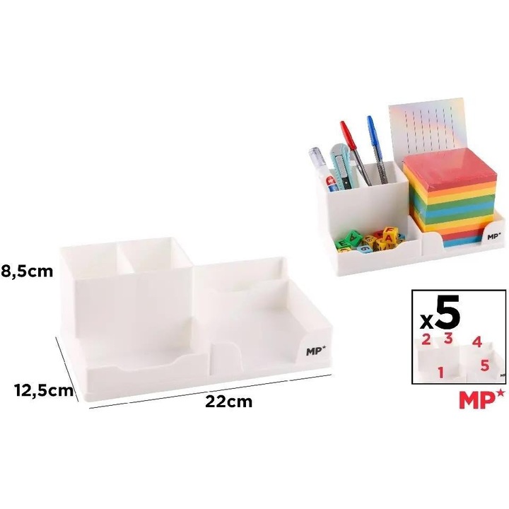 MP Main Paper asztali szervező, fehér