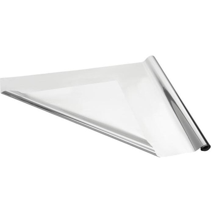 Декоративно метално фолио, Partydeco, сребристо, 0.8x25м