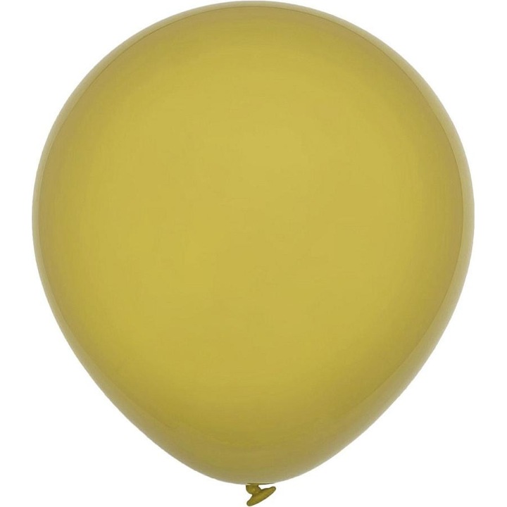 Set baloane Decomex 5", pastel Mustard, 100 szt.