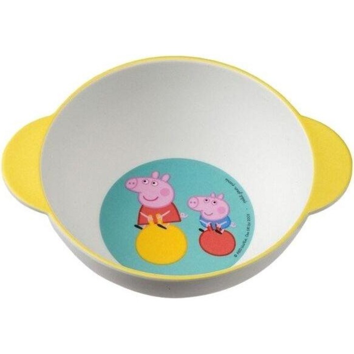 Gyerektál fülekkel, Petit Jour Paris, Peppa Pig, 300ml