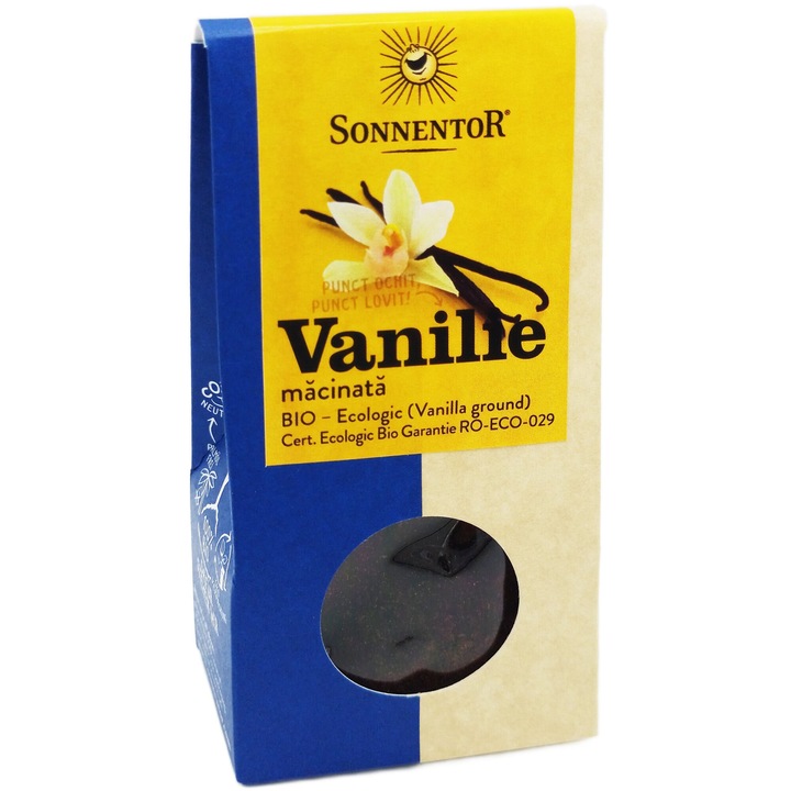 Vanilie Bourbon de Madagascar pudra, fara aditivi 100%natural Bio-Ecologic, 10 grame, Sonnentor