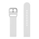 Szíj Huawei Watch GT2 / GT3 42mm, Samsung Galaxy Watch 4 / 5 / 6 / 7 / FE, Polar Ignite / 2 / 3 / Unite, Amazfit Bip GTR 42mm, GTS 2 / 2e / 3 / 4 / Mini, Garmin Forerunner 165 / 245 / 55 / 645, Venu / SQ, Vivoactive 3 / 5 / Music órákhoz, 20mm, fehér