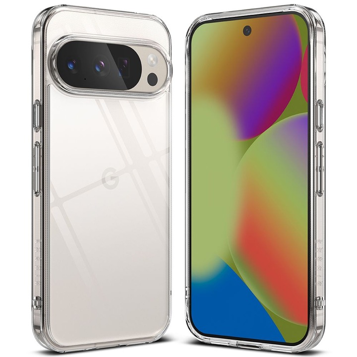Carcasa Ringke Fusion compatibila cu Google Pixel 10 Pro XL Clear