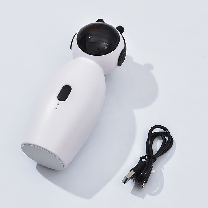 Jucarie interactiva pentru pisici MORUO tip gadget, jucarie electrica automata cu laser, USB reincarcabila, viteza reglabila, stimulare inteligenta pentru animale de companie