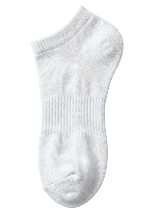 Set 3 perechi, Sosete, sosete scurte casual, pentru barbati, bumbac, respirabile, varf fara cusatura, pentru sport, pentru uz zilnic, Alb, marimea 38-44 EU, CoziSox